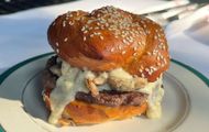 Burger from Gertrude’s. (Image via Instagram/@gertrudesnyc)